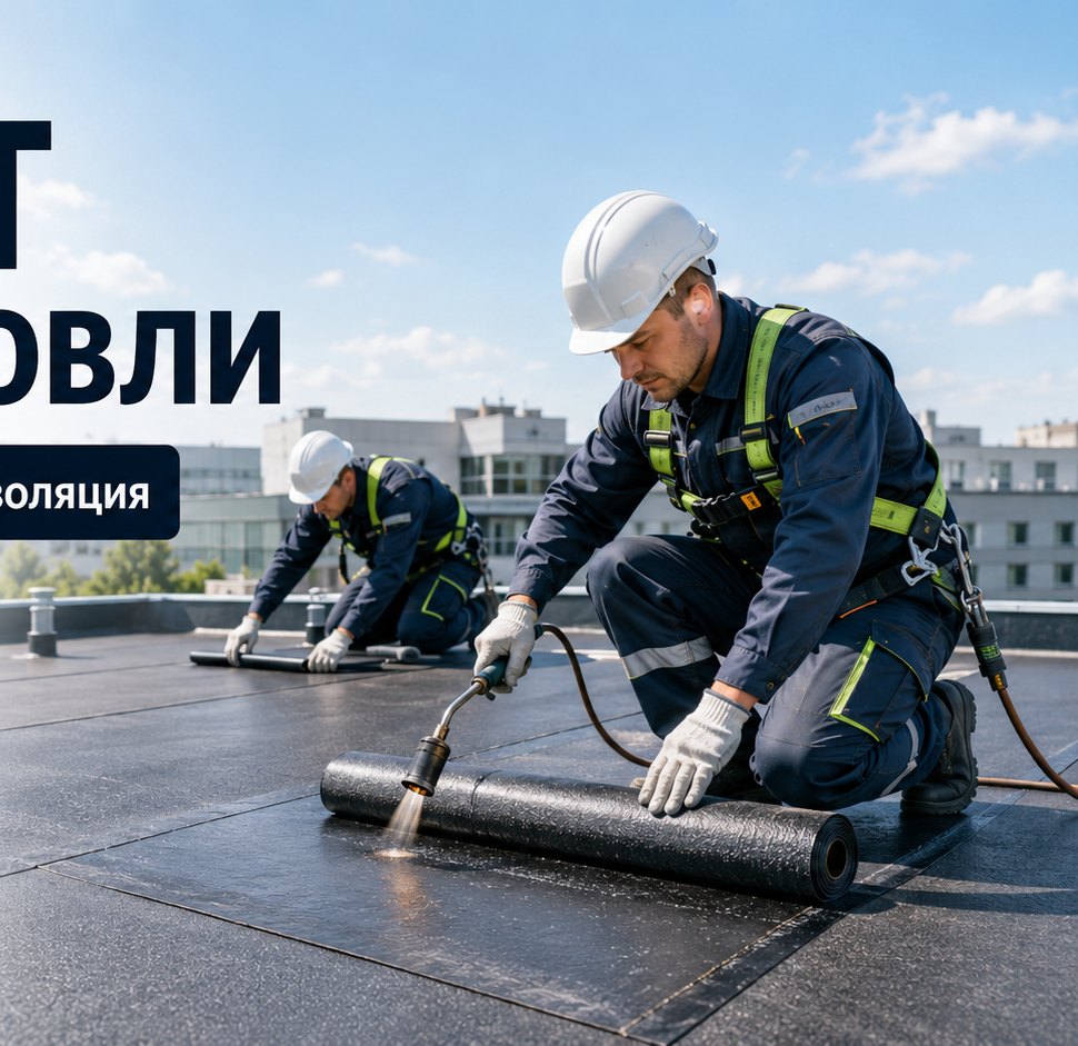Наплавляемая мягкая кровля — монтаж и ремонт